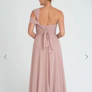 Jenny Yoo Mira Blush Convertible Dress